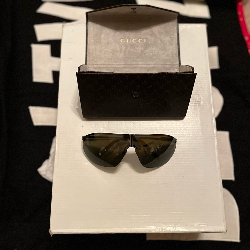 Black Gucci Shades for sale. Worn once. They are looking for a new home.
